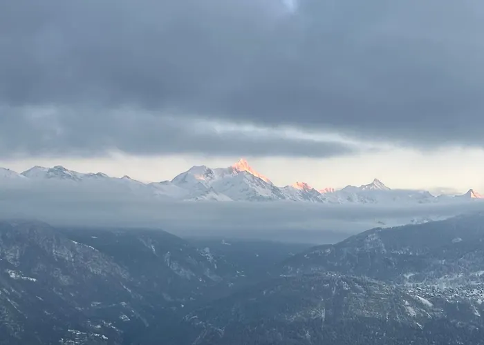 Bel Centre Montana, 5 Min Des Pistes, Vue Alpine * 克莱恩 蒙塔纳